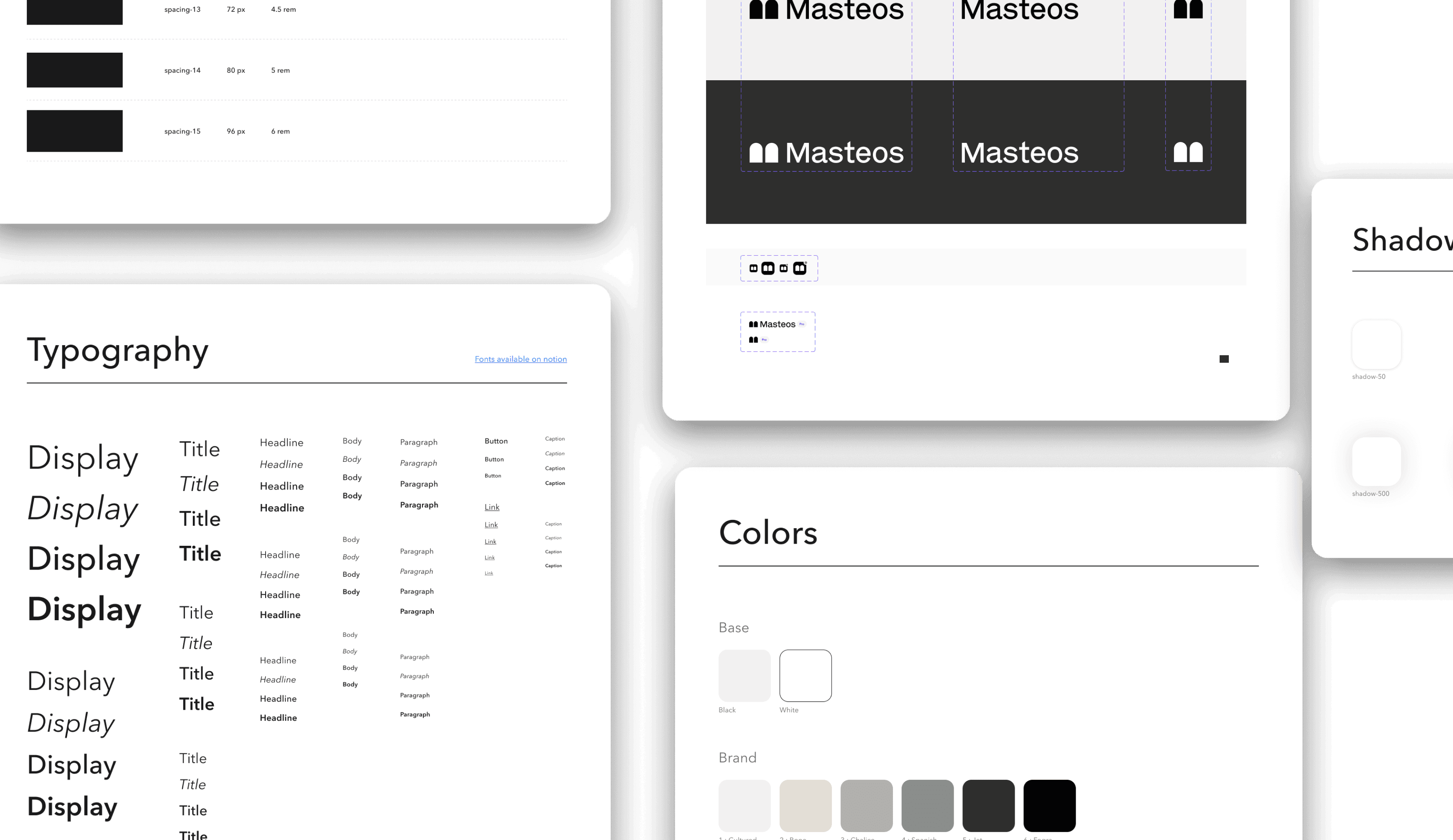 Masteos — détail interface